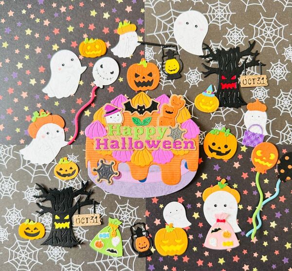 即購入オケ ダイカット ハロウィン ケーキ色々詰め合わせセット ②