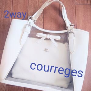 クレージュ ショルダーハンドバッグ