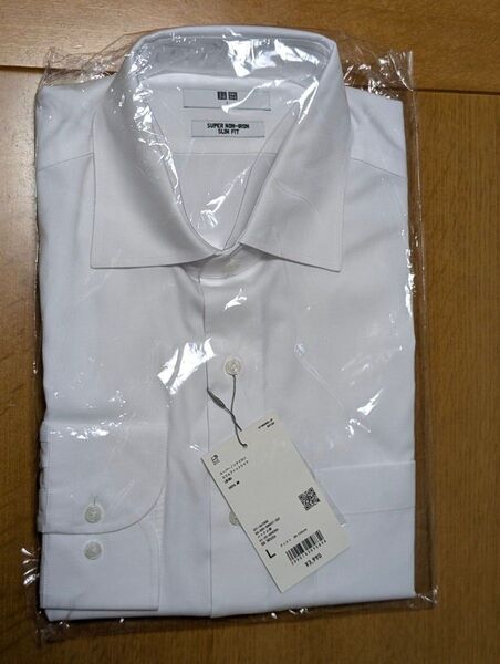 スーパー ノンアイロン スリムフィットシャツ Yシャツ 長袖 2着セット