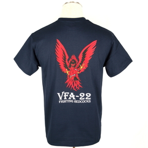 VFA-22 FIGHTING REDCOCKS オフィシャルTシャツ Sサイズの画像1