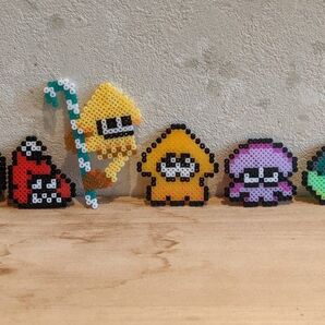 スプラトゥーン イカ タコ ロゴ ハンドメイド GBA SFC キャラクターグッズ フィギュア