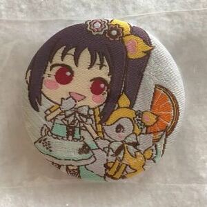 鹿角聖良 ハミングミント 織刺繍缶バッジ ラブライブ！ シリーズ × サンリオキャラクターズ ラブライブ サンシャイン