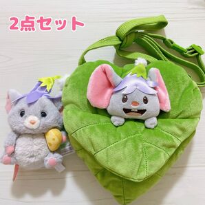 ティンカーベル チーズ ぬいぐるみバッジ ショルダーバッグ セット 未使用