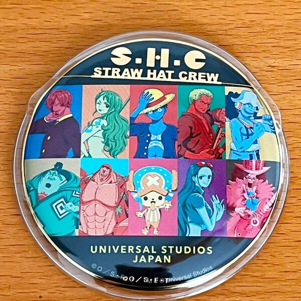 【麦わらの一味】ワンピース ONE PIECE 2024 USJ ユニバ 缶バッジ 缶バッチ