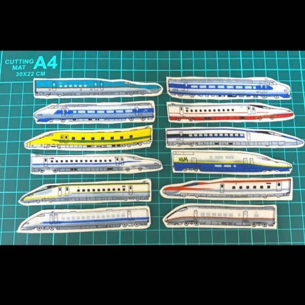 新幹線 電車 ワッペン アイロンワッペン 布ワッペン アップリケ