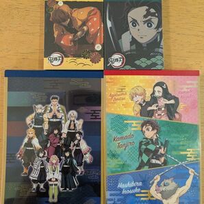 【中古】鬼滅の刃 メモ帳 4冊セット お値下げ×