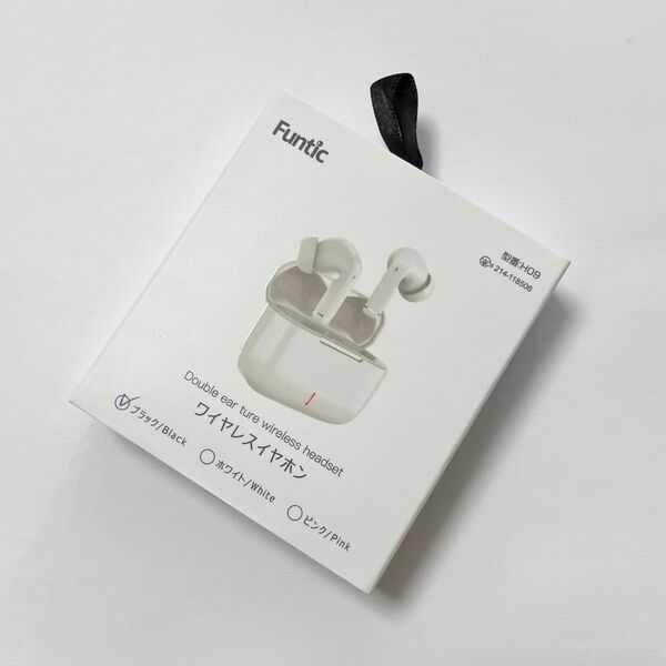 Bluetooth ワイヤレス イヤホン H09 iPhone Android対応 ブルートゥース ケーブル シリコンイヤーパッド