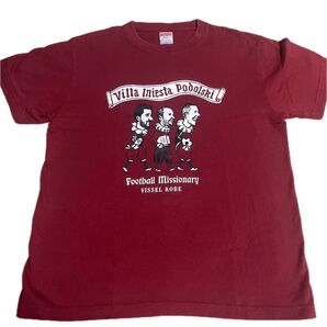 ヴィッセル神戸 Tシャツ イニエスタ ビジャ ポドルスキ Mサイズ
