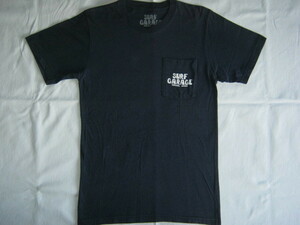 ★古着 MADE IN USA SURF GARAGE サーフガレージ ポケット付き Tシャツ S 紺 ハワイの人気サーフショップ SURF GARAGE HONOLULU HAWAII★