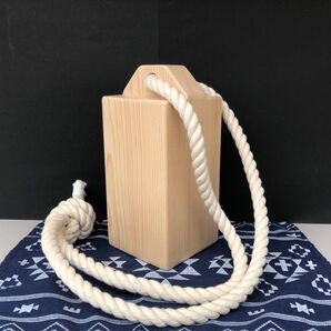 ③ 無垢 国産 美作桧 天日乾燥材 無節 神輿枕 当て