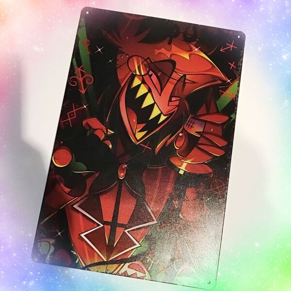 Hazbin Hotel ハズビンホテル メタルポスター Alastor