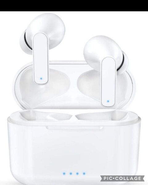 新設計Bluetooth5.3ENCワイヤレスイヤホンHi-Fi CVC8.0 瞬時接続 多機能タッチ操作 ブルートゥース急速充電
