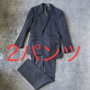 【大幅値下げ】マルイ VISARUNO 2パンツ スーツ ネイビー ストライプ