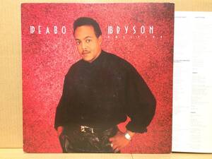 見本盤 PEABO BRYSON / POSITIVE LP インサート 日本盤 P-13620