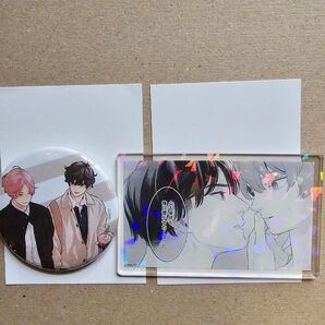 大洋図書×アニメイト アクリルカード 缶バッジ ミナズキアキラ