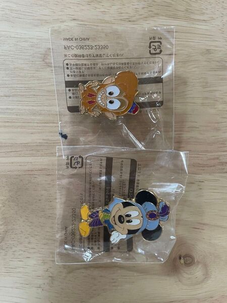 ピンバッジ ディズニーシー アブー&ミッキー