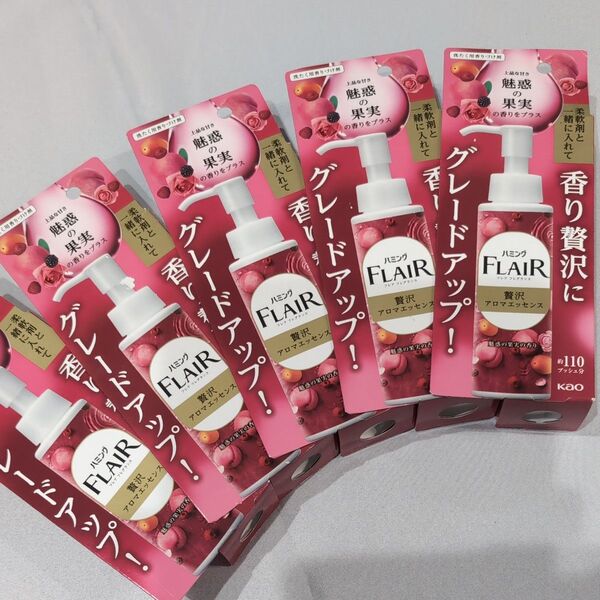 花王 ハミングフレア 贅沢アロマエッセンス 魅惑の果実の香り 洗たく用香りづけ剤 90ml×5個 Kaо