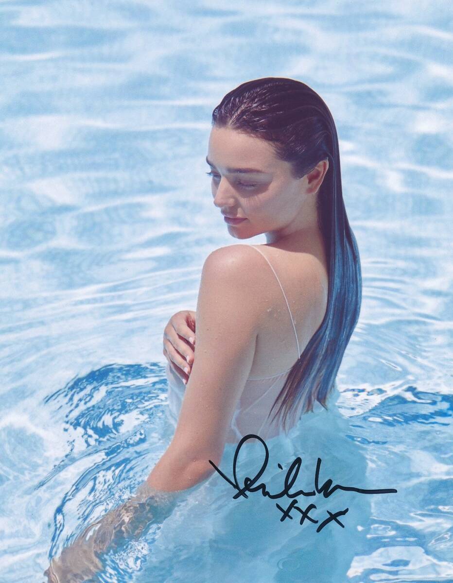 Yahoo!オークション - Miranda Kerr ミランダ・カー 直筆サイン
