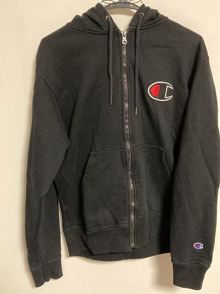 チャンピオン Champion パーカー フルジップ ジップアップ スウェット スウェットパーカー ブラック
