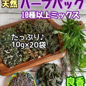 天然 和ハーブバスパック 【10g×20袋】10種以上♪ ◎ハーブ湯 ハーブ蒸し