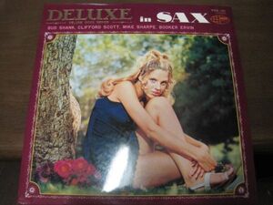 BUD SHANK, CLIFFORD SCOTT, MIKE SHARPE, BOOKER ERVIN - DELUXE in SAX /イージーリスニング/国内盤LPレコード/WKB-015