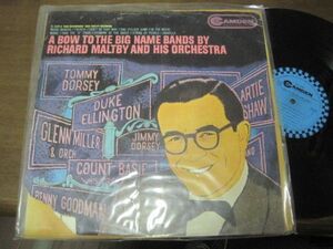 Richard Maltby And His Orchestra A Bow To The Big Name Bands /ジャズ/スイング/国内盤LPレコード