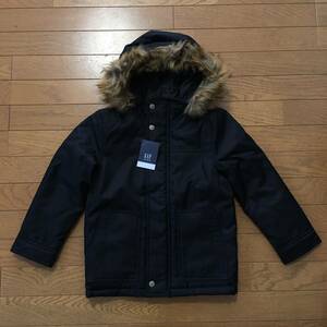 ★新品★GAP ギャップキッズ ファー付ジャンパー コート 120♪