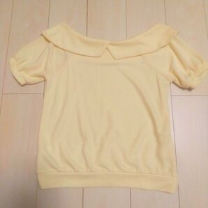 レディース 半袖 ニット シャツ カットソー トップス