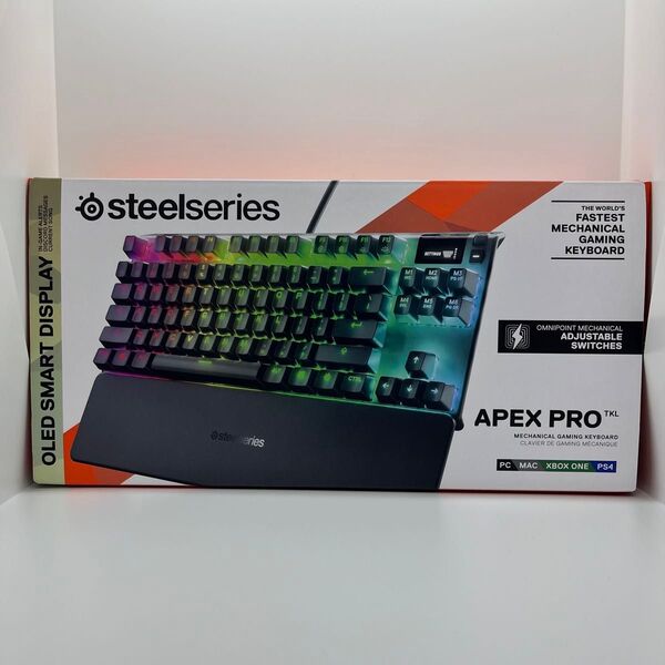 SteelSeries APEX PRO TKL メカニカルゲーミングキーボード US配列
