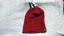 Vans Off The Wall Mismoedig Beanie Rust Red Cuff Bonnet 100％Acrylic ビーニー ニットキャップ ニット帽_画像1