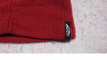 Vans Off The Wall Mismoedig Beanie Rust Red Cuff Bonnet 100％Acrylic ビーニー ニットキャップ ニット帽_画像2