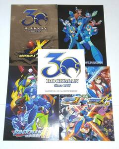 ロックマン 30周年 ステッカー☆5種☆非売品☆限定☆シール☆30th☆ロックマンX☆25周年☆25th☆CAPCOM☆ジャンプフェスタ2018