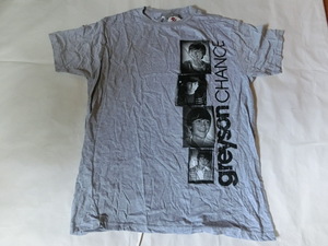 USA購入 激レア 2010年 すい星のごとく現れた天才少年ピアニスト グレイソン チャンス【Greyson Chance】フォトプリント入りTシャツUS M