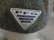 USA購入 激レア コロンビアスポーツ【Columbia Sportswear】【PFG Performance Fishing Gear】フライフィッシング豪華刺繍ワッペンCAP GRAY_画像7