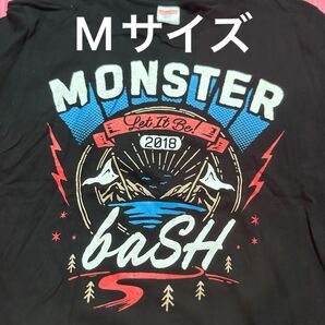MONSTER bash モンバス Tシャツ 黒 Mサイズ