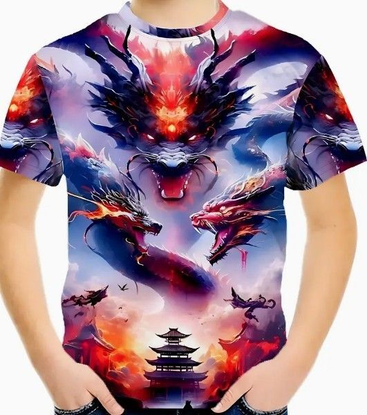 送料無料!いでよ神龍!(シェンロン)Tシャツ欧米170(日本Lサイズ相当)tシャツ・シャツメンズレディース・おしゃれ・おもしろ