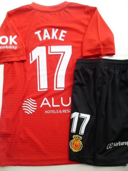 久保建英 マジョルカ 子供 ユニフォーム サッカー 160 新品タグ付き 上下セット