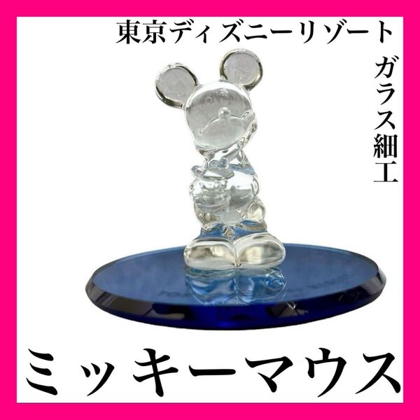 Disney 東京ディズニーリゾート ミッキーマウス シンキングミッキー ガラス