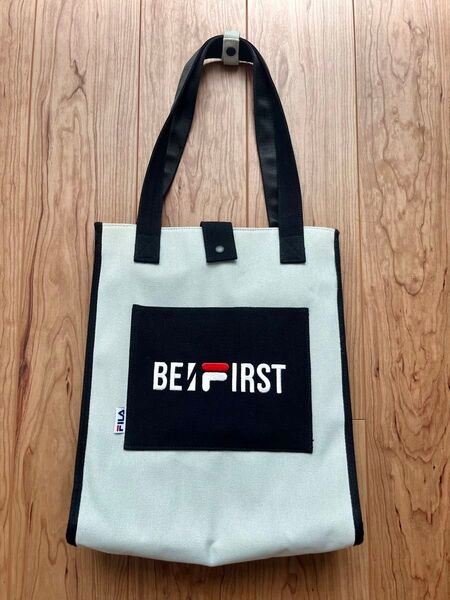 FILA × BE:FIRST ロゴ刺繍 トートバッグ