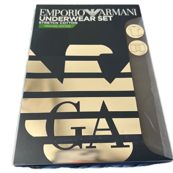 EMPORIO ARMANI エンポリオアルマーニ アンダーウェア上下セット メンズ Mサイズ
