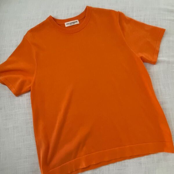 THE SHINZONE コットンニット オレンジ THE SHINZONE シンゾーン Tシャツ オレンジ