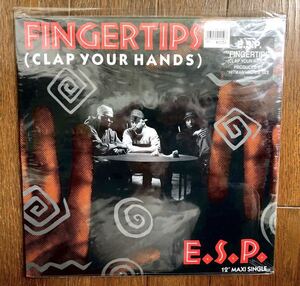 レア 新品 シールド 1992 ESP / Finger Tips Clap Your Hands / Hit Man Howie Tee 12 US オリジナル Electra Select NY 絶版