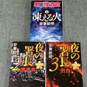 安東能明 凍える人 夜の書長 2巻 3巻 セット