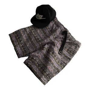SIERRA DESIGNS ハーフパンツ 総柄 アウトドア