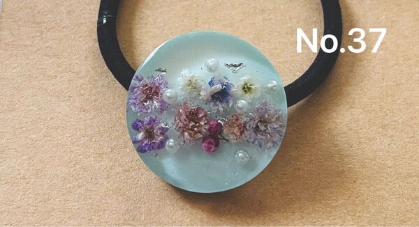 レジン ヘアゴム ハンドメイド