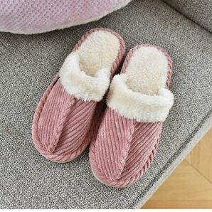 新品☆しまむら MUMU☆フカフカスリッパ♪ピンク