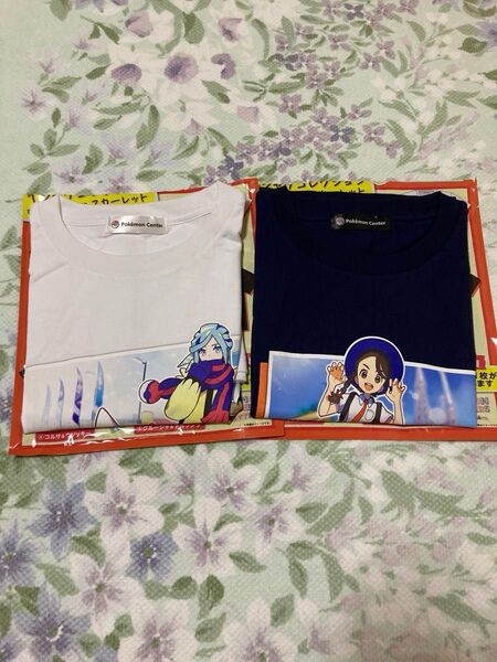 ポケモン トレーナーズ Tシャツコレクション パルデア編 スカーレット アオイ&クワッス グルージャ&アルクジラ