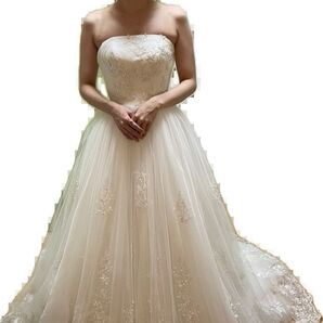 ウェディングドレス 結婚式 花嫁 Aライン 編み上げ