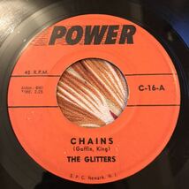 The Glitters / The Song Spinners Chains / Diddle Dee Dum US Original 7inch Doo Wop ロカビリー_画像1