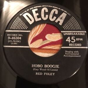 Red Foley Hobo Boogie / Heska-Holka US Original 7inch Hillbilly ロカビリー